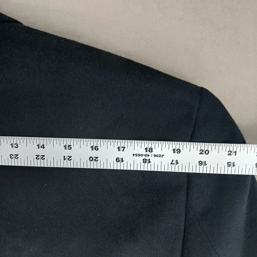 Andrew Fezza 42S‎ Mens Blazer Jacket Wool Silk Cashmere Black 22x31 44S